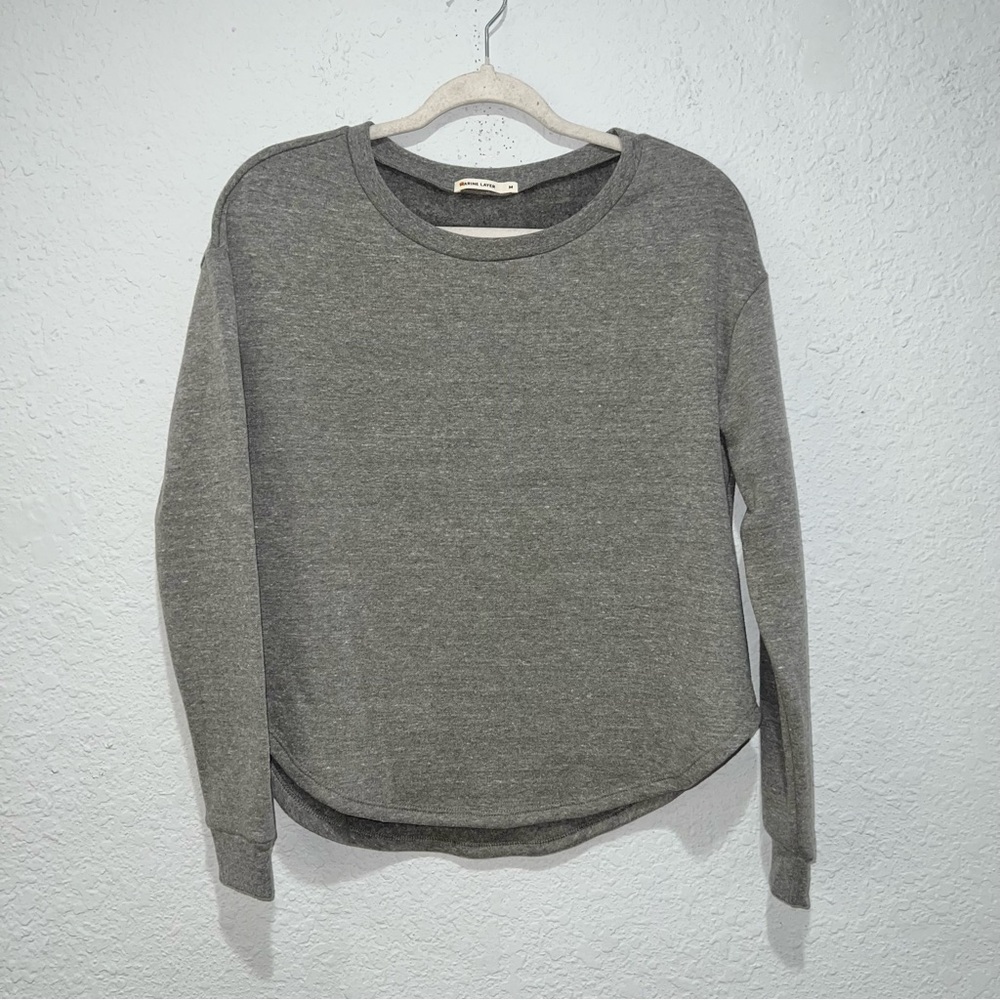 Marine Layer Gray Crewneck Sweater